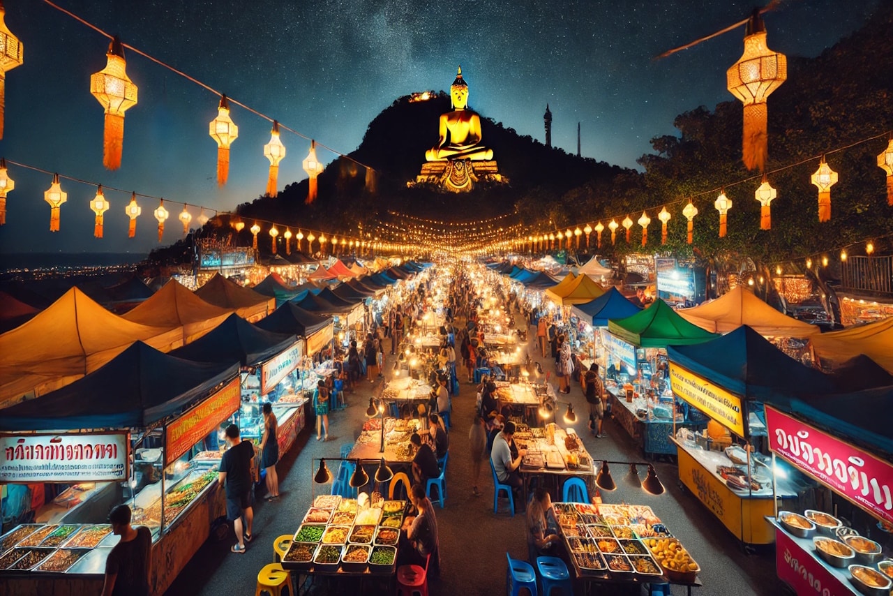 Phra Tamnak Mountain Night Market